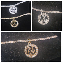 Load image into Gallery viewer, Inspired FENDI anklets gld/slv
