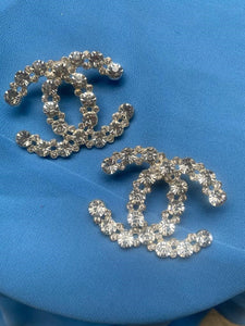 CC inspired rhinestone earrings SOLD OUT