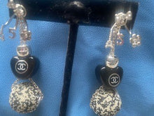 Load image into Gallery viewer, Custom made CC inspired  inspired logo earrings-SOLD OUT
