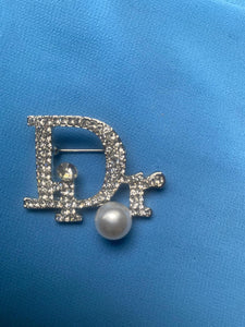 Inspired DIOR logo pin