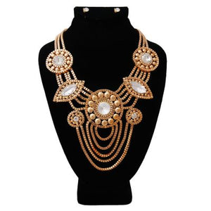 Golden odyssey necklace set