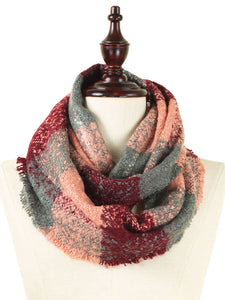 Multi woven infinity scarves