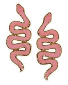 Snake charmer earrings (4 color options)
