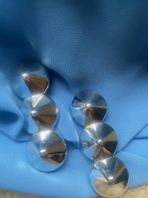 Load image into Gallery viewer, Round tip &quot;spike cone style earrings (clip-ons)
