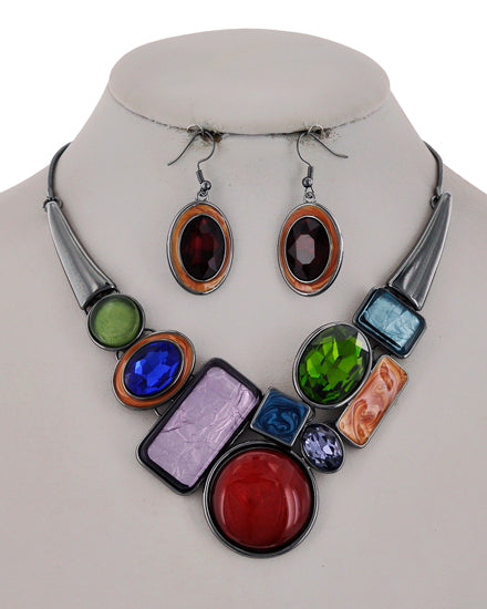 Vivid necklace set